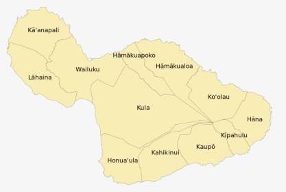 Ancient Land Divisions Of Maui, HD Png Download, Transparent PNG