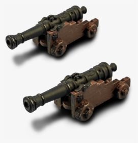Two Heavy Cannons - Cannon, HD Png Download, Transparent PNG