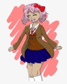 Sayoriiiii - Cartoon, HD Png Download, Transparent PNG