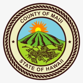 Maui County Seal-01 - Maui County Seal, HD Png Download, Transparent PNG