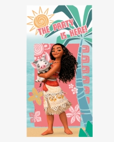 Moana Party Door Banner - Party Is Here Vaiana, HD Png Download, Transparent PNG
