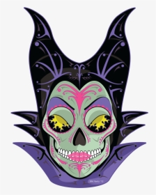 Maleficent Sugar Skull, HD Png Download, Transparent PNG
