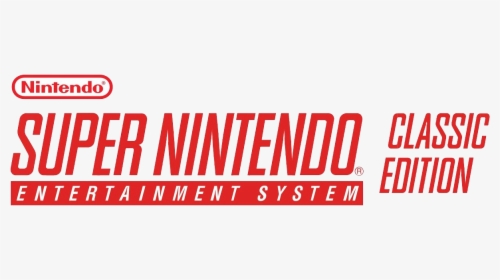 Super Nintendo Classic Edition Logo, HD Png Download, Transparent PNG