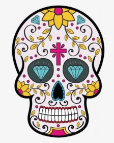 Tete De Mort Mexicaine - Day Of The Dead Flyer, HD Png Download, Transparent PNG