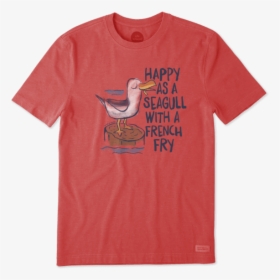 Men S Happy As A Seagull Crusher Tee - Buoy Life Is Good Shirt, HD Png Download, Transparent PNG