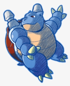 Blastoise - Cartoon, HD Png Download, Transparent PNG