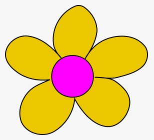 Yellow Flower Clip Art - Light Purple Flowers Clip Art, HD Png Download, Transparent PNG