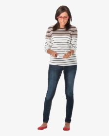 Woman Standing Cutting Woman Standing, People, Folk - Woman Standing People Png, Transparent Png, Transparent PNG