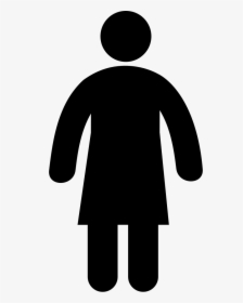Woman Standing - Illustration, HD Png Download, Transparent PNG