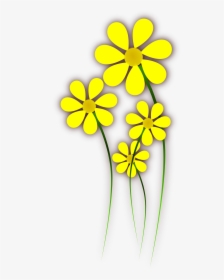 Yellow Flowers Clipart, HD Png Download, Transparent PNG
