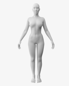 201802 Human Female Anim - Standing, HD Png Download, Transparent PNG