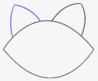How To Draw Simple Cat - Drawing, HD Png Download, Transparent PNG