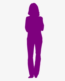 Woman Standing Silhouette Svg, HD Png Download, Transparent PNG
