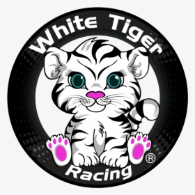 White Tiger Racing - Cartoon, HD Png Download, Transparent PNG