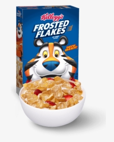 Breakfast Cereal,food,frosted Flakes,cereal,corn Food,snack,dish,complete - Kellogg's Frosted Flakes 13.5 Oz, HD Png Download, Transparent PNG