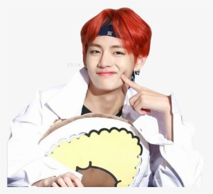Tae Taehyung Bts Kpop Kpopedits Edit Cute Aesthetic - Bts V With Bandana Smile, HD Png Download, Transparent PNG