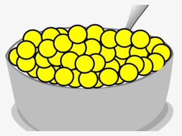 Clip Art Bowl Of Cereal Cartoon - Cereal In Bowl Transparent, HD Png Download, Transparent PNG
