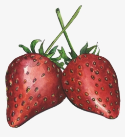 Strawberries - Strawberry, HD Png Download, Transparent PNG