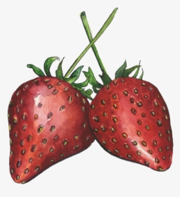 Strawberries - Strawberry, HD Png Download, Transparent PNG