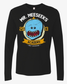 Meeseeks Academy Men S Premium Long Sleeve - Long-sleeved T-shirt, HD Png Download, Transparent PNG