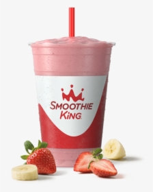Sk Fitness Hulk Strawberry With Ingredients - Smoothie King Smoothie, HD Png Download, Transparent PNG