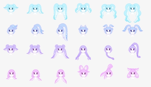 Splatoon Hair Png - Cute Inkling Girl Hairstyles, Transparent Png, Transparent PNG