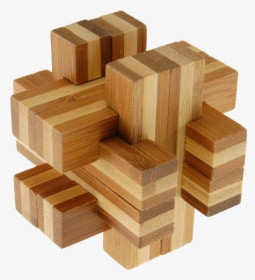 Bamboo Wood Puzzle - Bamboo Puzzle Cross Roads, HD Png Download, Transparent PNG