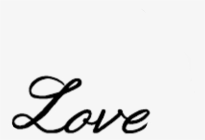 Tatoo Tumblr Effect Picsart Love Amor - Calligraphy, HD Png Download, Transparent PNG