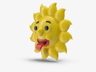 Cartoon Sun Character - Cartoon, HD Png Download, Transparent PNG