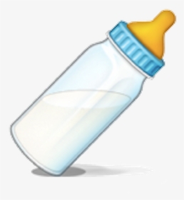 Emojipedia Baby Bottles Milk Guess The Emoji - Dairy, HD Png Download, Transparent PNG