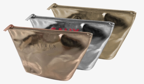Simply Simple Trapezoid Gusseted Metallic Cosmetics - Shoulder Bag, HD Png Download, Transparent PNG