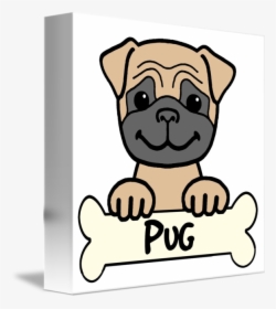 Pug Pug Oval Ornament, HD Png Download, Transparent PNG
