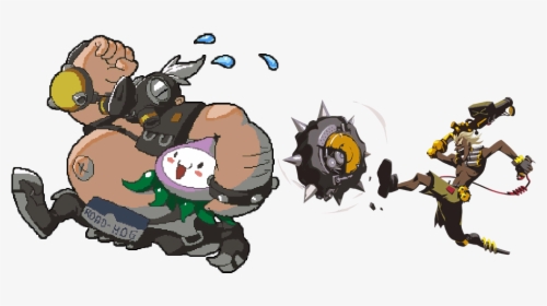 Cute Junkrat And Roadhog, HD Png Download, Transparent PNG