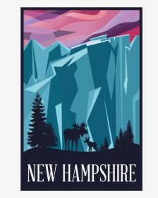 Mountains Silhouette Foreground   Class Lazyload Lazyload - Camp Winnipesaukee, HD Png Download, Transparent PNG
