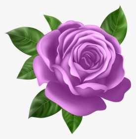 Purple Rose Transparent Png Clip Art, Png Download, Transparent PNG