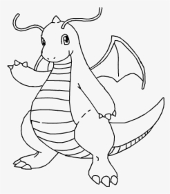 Image Result For Pokemon Dragonite Coloring Pages - Pokemon Dragonite Coloring Pages, HD Png Download, Transparent PNG