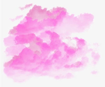 Pinkcloud Cloud Pink Smoke Dust Wind - Transparent Pink Clouds Png, Png Download, Transparent PNG