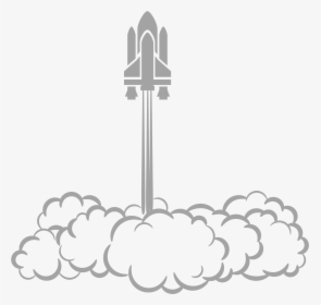 Clip Art Train Smoke - Launch Clipart, HD Png Download, Transparent PNG