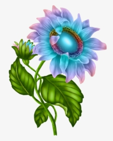 Flower Clipart, Sunflowers, Clip Art, Christmas Angels, - Drawing Flower New, HD Png Download, Transparent PNG