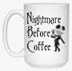 Nightmare Before Coffee Skellington Starbucks Mug - Work Harder Than An Ugly Stripper, HD Png Download, Transparent PNG
