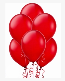 Red Balloon Bouquet Png, Transparent Png, Transparent PNG