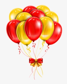 Balloons Png Transparent Background - Red & Yellow Balloons, Png Download, Transparent PNG