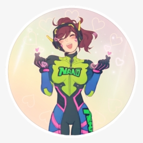 Va #dva #overwatch #overwatch #rainbow #rainbow #nanocola, HD Png Download, Transparent PNG