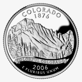 Transparent Quarter Png - Colorado State Quarter, Png Download, Transparent PNG