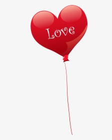 Love Clipart Balloon - Heart Love Balloon Png, Transparent Png, Transparent PNG