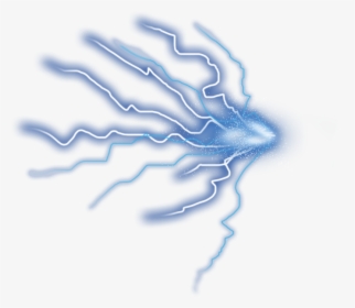 Transparent Blue Lightning Effect, HD Png Download, Transparent PNG