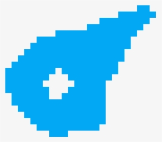 Sans Blue Eye - Pixel Art Minecraft Deadpool, HD Png Download, Transparent PNG