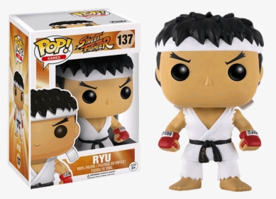 Ryu Headband Png - Street Fighter Funko Pop, Transparent Png, Transparent PNG