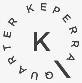 Keperra Quarter Typographic Icon Charcoal Rgb - Calligraphy, HD Png Download, Transparent PNG