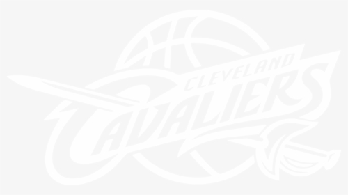 Transparent Cleveland Cavs Logo Png - Cleveland Cavaliers Black And White, Png Download, Transparent PNG
